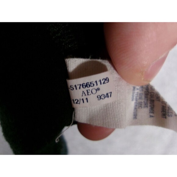 American Eagle Tank Top Women Small Black Lace Scalloped Hem Cami Base Layer - Picture 8 of 10